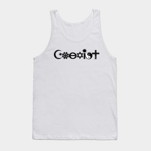 Coexist bumper Tank Top